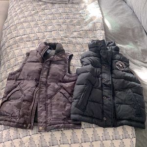 2 Kids Vests A&F and The Gap